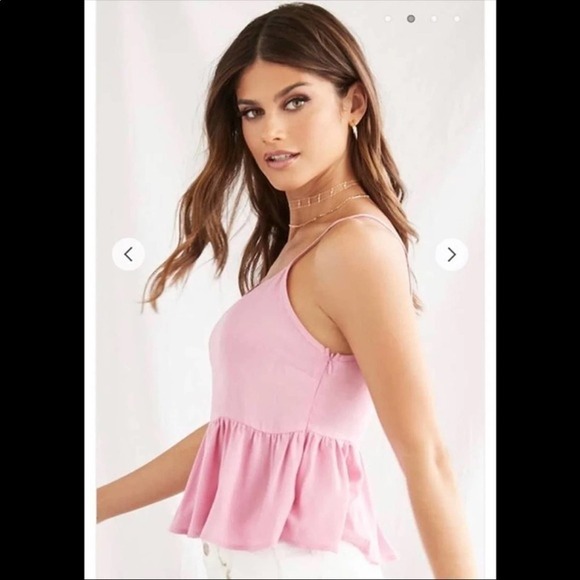 Forever 21 Flounce Seamed Cami Size Small New​​ - Picture 4 of 7